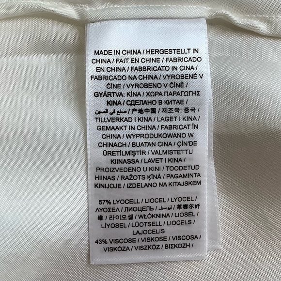 GANT Eggshell Relaxed Flap Pocket Dagger Collar Shirt Size 6 - Picture 13 of 15